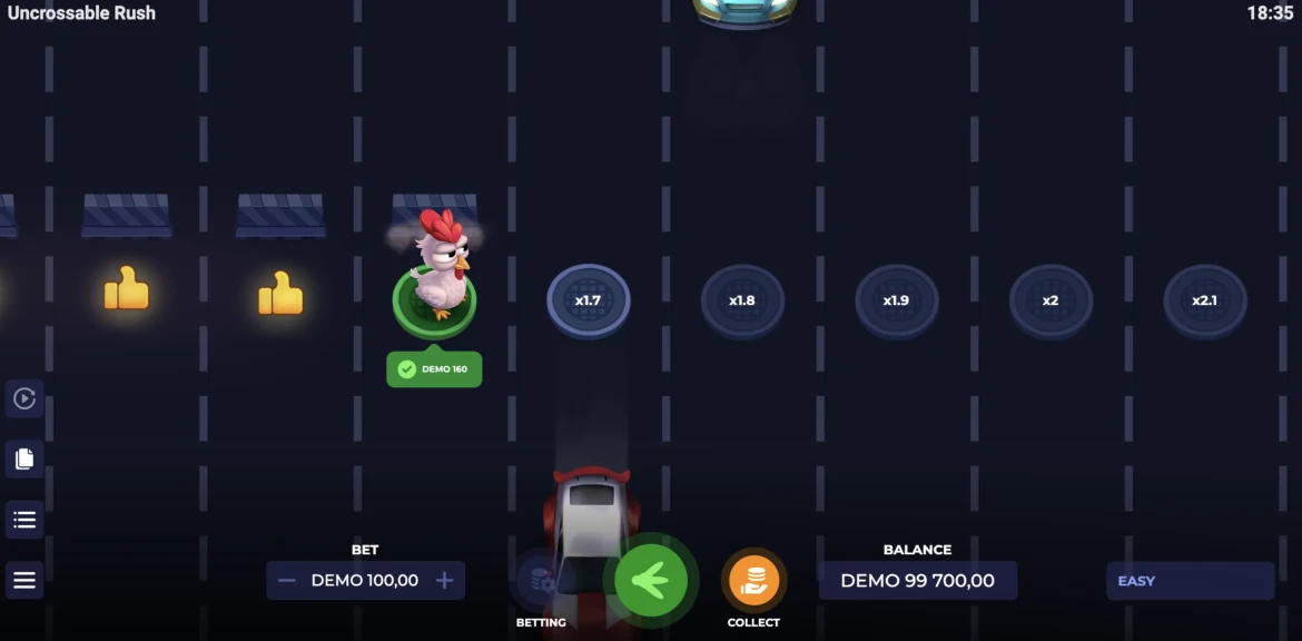 Uncrossable Rush