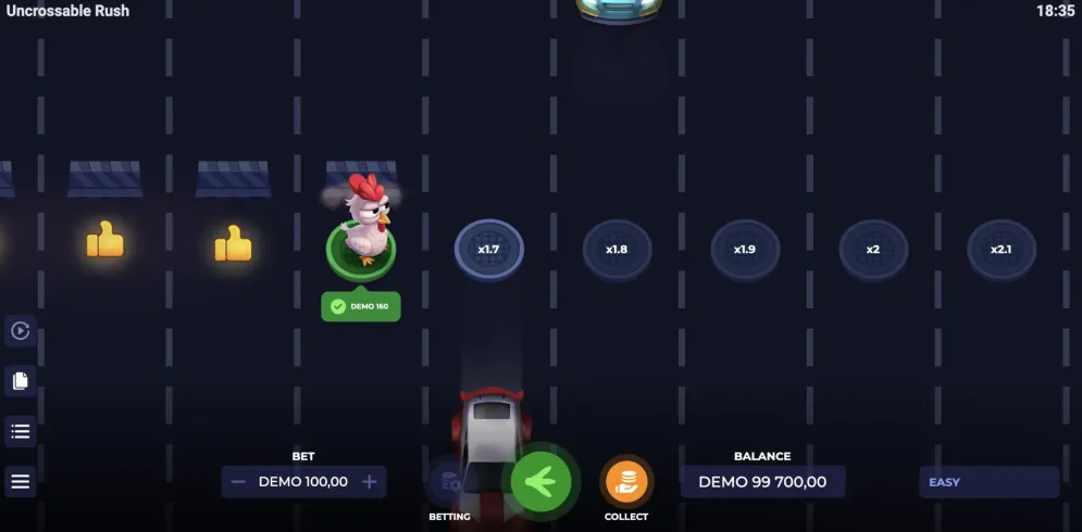 Uncrossable Rush